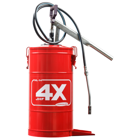 Bomba Manual para Graxa 14kg Vermelho HL-14 HYDRONLUBZ