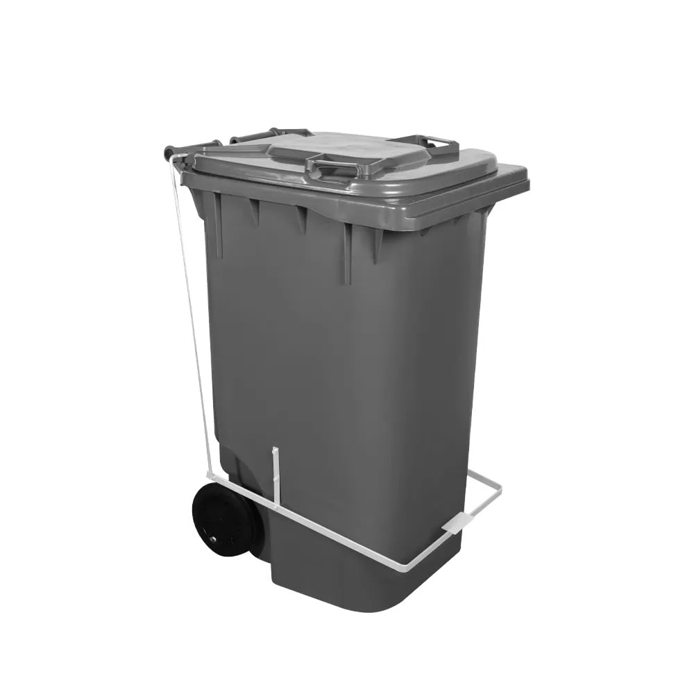 CONTENTOR 240 LITROS COM PEDAL COM RODA 19,5CM 
