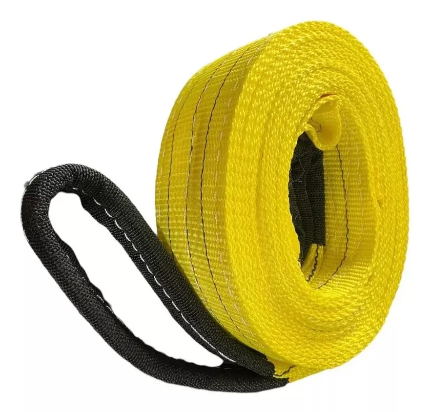Cinta de Elevação de carga Sling Amarela 3 Tonelada Comprimento: 3 Mt X 90mm de largura