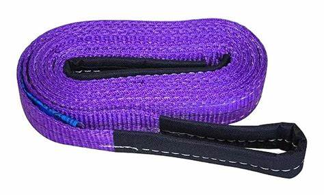 Cinta de Elevação de carga Sling Roxa 1Tonelada Comprimento: 3 Mts X 30mm de largura
