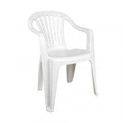 Cadeira plástico tipo poltrona