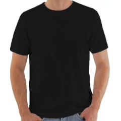 Camisa De Malha PV 67% Algodão e 33% Poliester Preto Camisa De Malha PV 67% Algodão e 33% Poliester Preto
